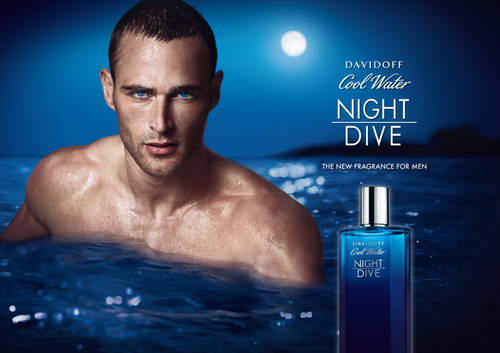 DAVIDOFF COOL WATER NIGHT DIVE " eau de toilette perfume 100 ML..the classy fragrance