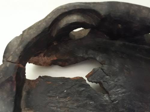 1940s Large Heritage Vintage Yellow Copper Laughing Buddha on Embuya Stand