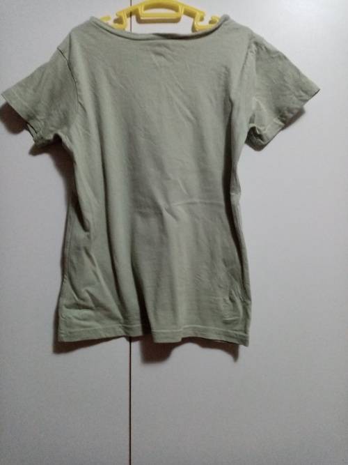 Light green t-shirt with lion print 7-8