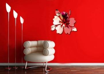 Acrylic Mirror Wall Decor Big Flower