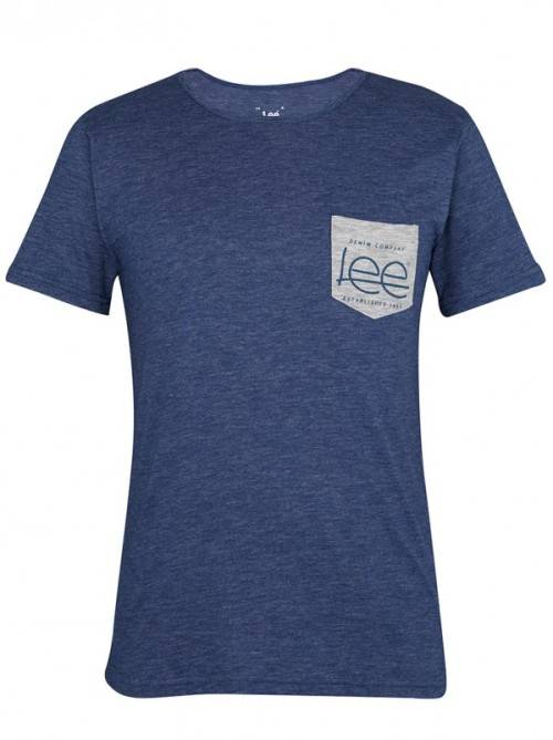 Bigger than black Friday! Lee King Pocket T-Shirt Navy - Medium