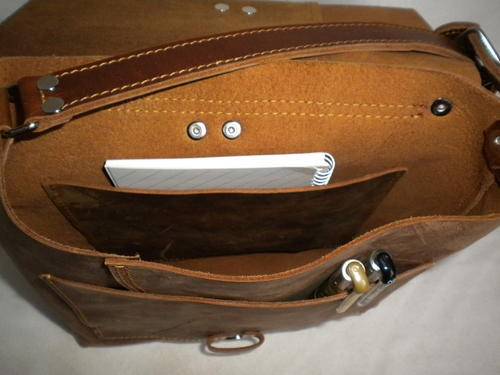 Handmade in South Africa!  Leather shoulder bag