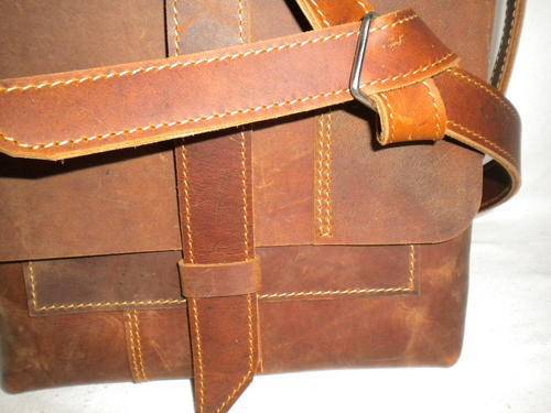 Handmade in South Africa!  Leather shoulder bag