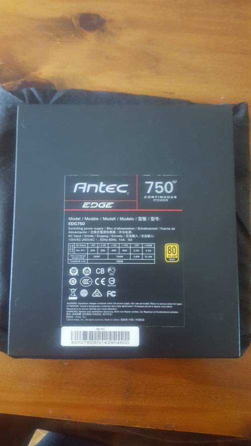 Antec Edge 750w Gaming PSU