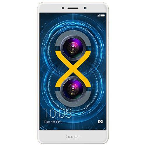 Huawei Honor 6X Dual Camera Unlocked Smartphone, 32GB Gold