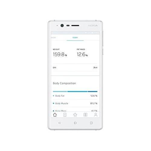 Nokia Body+ Body Composition Wi-Fi Scale, Black