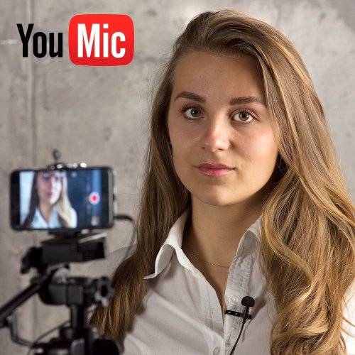 Lavalier Lapel Microphone | Perfect for Recording Youtube Vlog Interview
