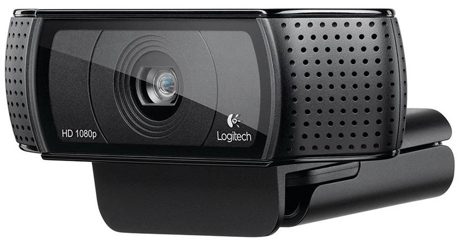 Logitech HD Pro Webcam C920, Widescreen Video Calling and Recording, 1080p Camera, Desktop or Laptop