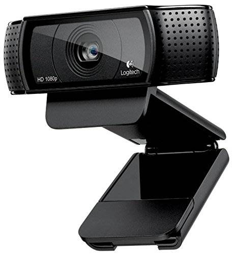 Logitech HD Pro Webcam C920, Widescreen Video Calling and Recording, 1080p Camera, Desktop or Laptop