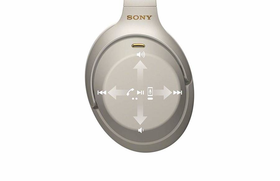 Sony WH1000XM3 Wireless Industry Leading Noise Canceling Over Ear Headphones, Silver (WH-1000XM3/S)
