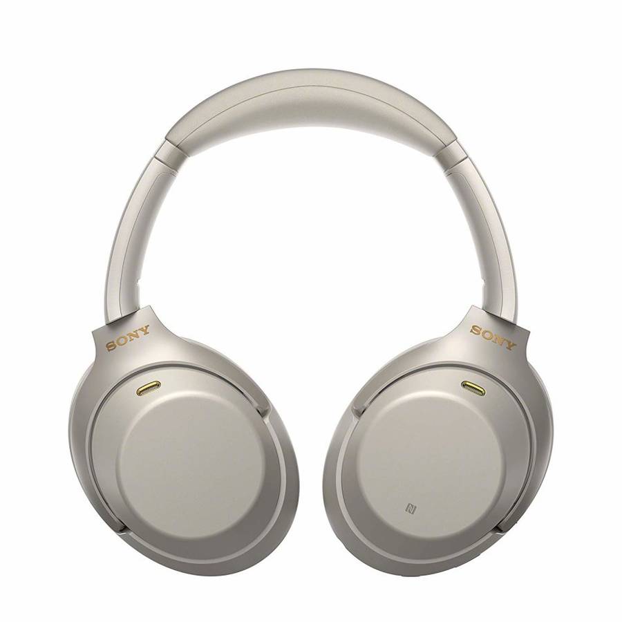 Sony WH1000XM3 Wireless Industry Leading Noise Canceling Over Ear Headphones, Silver (WH-1000XM3/S)