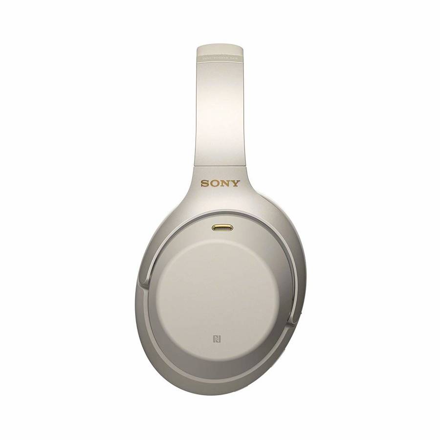 Sony WH1000XM3 Wireless Industry Leading Noise Canceling Over Ear Headphones, Silver (WH-1000XM3/S)