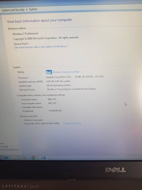 WOW!! Dell latitude e6510 icore 5 laptop with charging dock and many more MASSIVE BARGAIN !!!