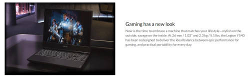 LENOVO Legion Y540 GAMING Laptop. HexaCore i7. 512SSD+1TB HDD,32GB Ram.FullHD IPS,Nvidia RTX2060