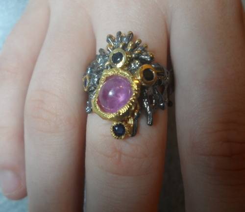 Real Ruby & Sapphire - Solid Sterling