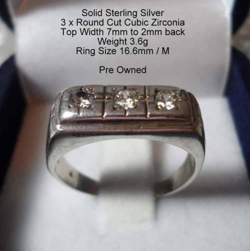 Solid Sterling Silver Ring