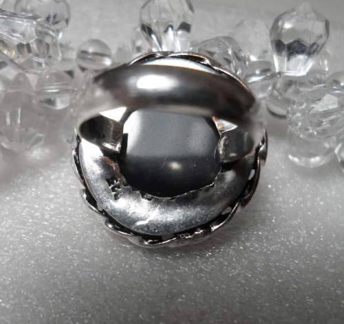 Impressive GLITTER Ring set in 925 Electroplate