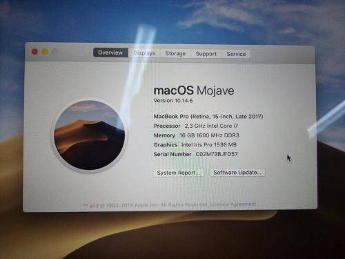 macbook pro core i7 15 inch late [2013]