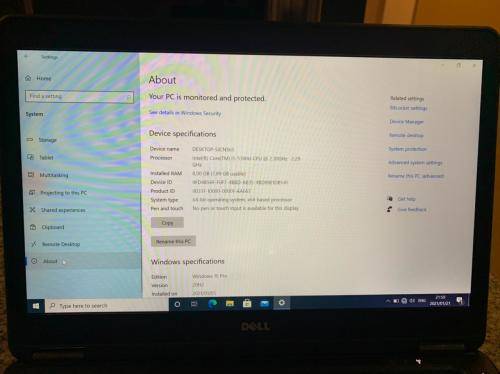 DELL E7450 CORE i5