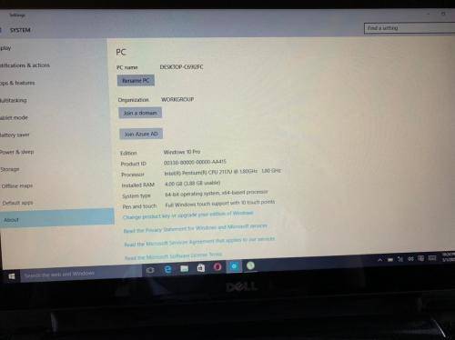 DELL INSPIRON 15-3521 TOUCH SCREEN