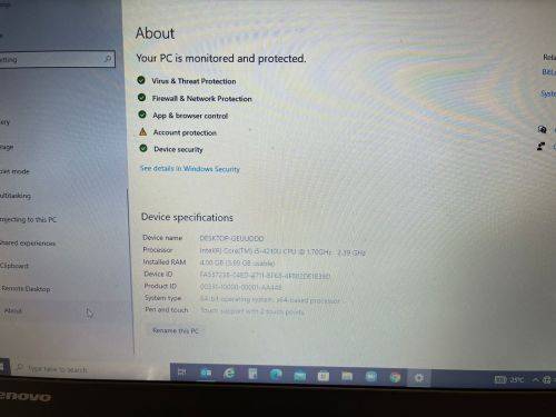 LENOVO THINKPAD X240 CORE i5-4300u