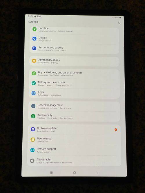 Samsung Galaxy Tab S5e 10.5` (T725) LTE and WiFi Tablet - Black