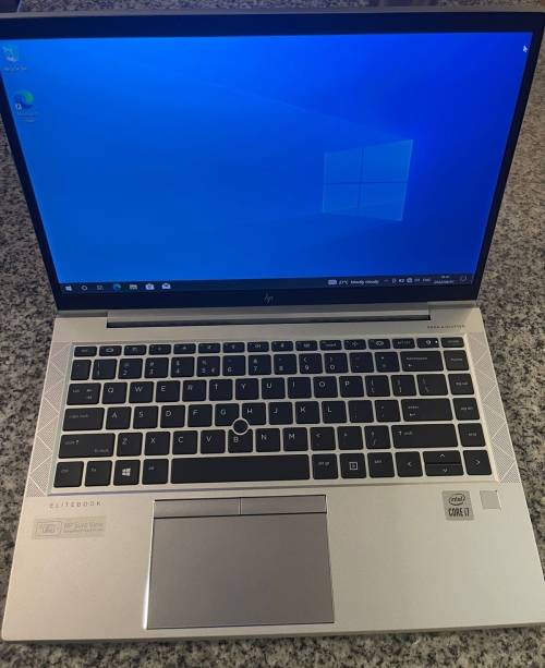 Mint Condition As New HP EliteBook 840 G7, i7 10th Gen, 16GB Memory, 512Gb SSD, 14` FHD IPS screen