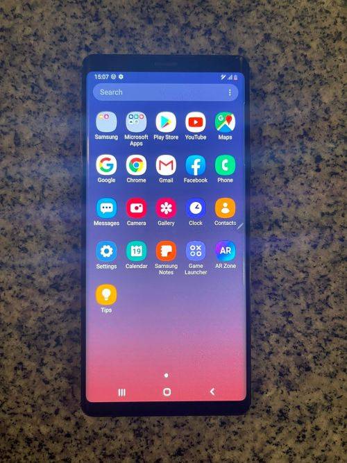 Samsung Note 9, 6GB RAM, 128Gb storage, single SIM with stylus pen