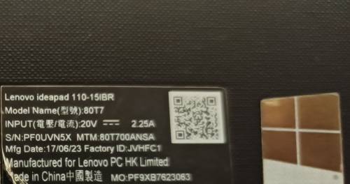 Lenovo IdeaPad 110-15IBR, Celeron N3060 @1.6GHz (turbo to 2.48GHz), 4GB Memory, 128GB SSD, 15.6` LED