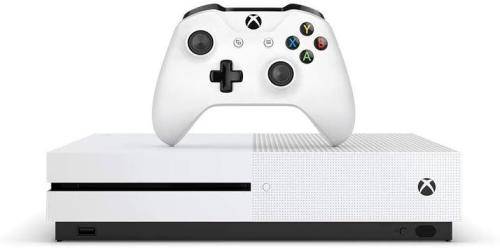 XBOX BOX ONE S 500GB WITH 2 CONTROLLERS and 2 GAMES
