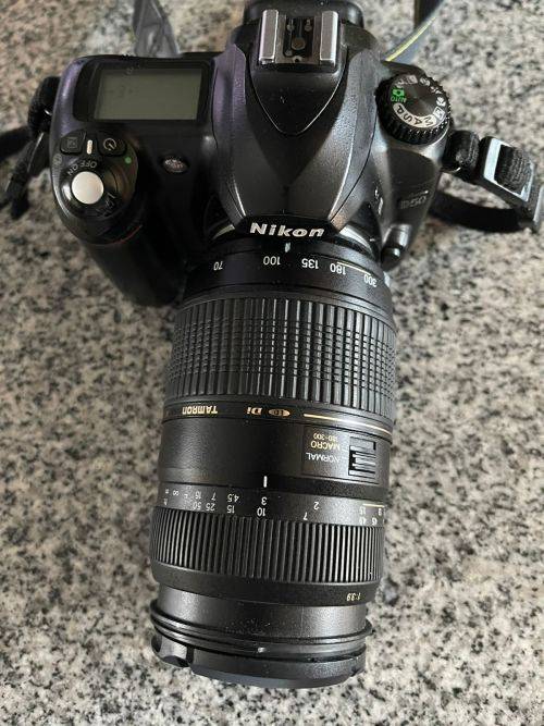 Nikon D50 DSLR Camera with Tamron AF 70-300MM LENSE