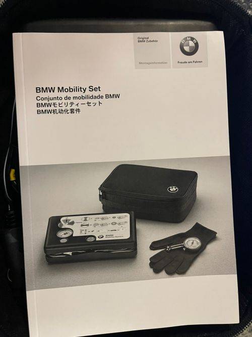 Bmw Genuine Flat Tire Repair complete Mobility Kit New Open Case