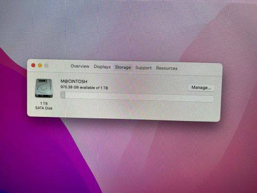 I MAC 2015 , 21.5 INCH DUAL  CORE i5 8GB RAM 1TB HDD NEW SLIM DESIGN