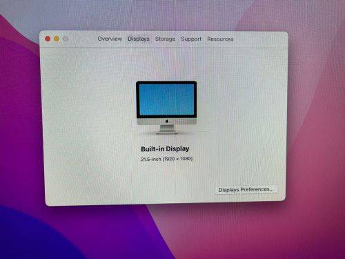 I MAC 2015 , 21.5 INCH DUAL  CORE i5 8GB RAM 1TB HDD NEW SLIM DESIGN