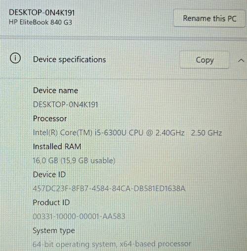 HP EliteBook 840G3, 14` FHD LED Display, Intel i5-6300U@2.4GHz, 16GB RAM, 512GB m.2 SSD, 500GB HDD