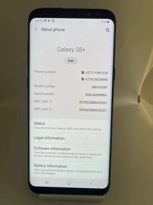 SAMSUNG 8+ DUAL SIM 4GB RAM 64GB MEMORY MINT CONDITION