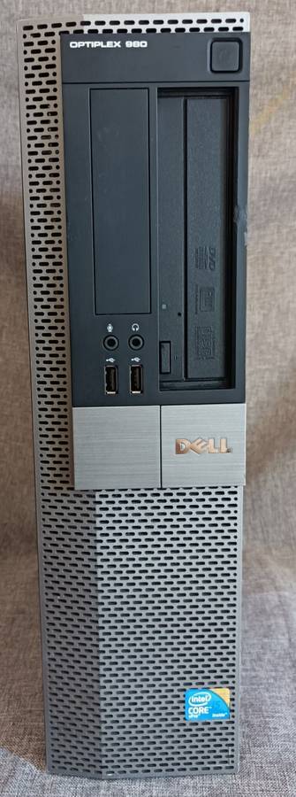 Dell OptiPlex 980, Intel i5-650@3.2GHz, 4GB Memory, 500GB Hard Disk Drive, Windows 11 Pro