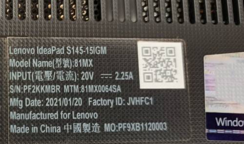 Lenovo IdeaPad S145, Intel Celeron N4000@1.1GHz, 4GB RAM, 500GB HDD, 15.6` HD Display (1366x768)