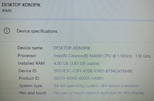 Lenovo IdeaPad S145, Intel Celeron N4000@1.1GHz, 4GB RAM, 500GB HDD, 15.6` HD Display (1366x768)