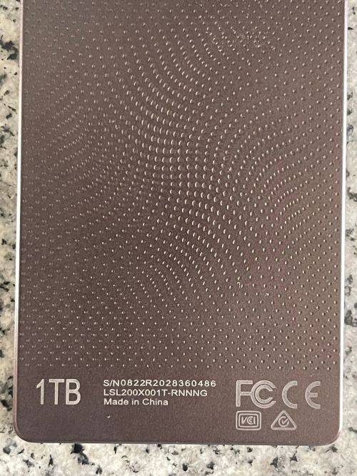 Lexar SL200 1TB Portable SSD Mint Condition