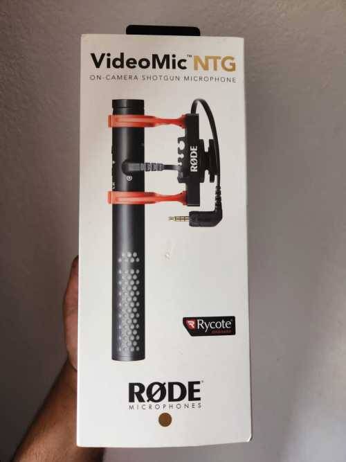 Rode Videomic NTG Microphone Mic Interview Microphone Voice Recording New Sealed