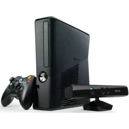 X BOX 360 S 250 GB GOOD  CONDITION WITH 1 CONTROLLER AND KINECT