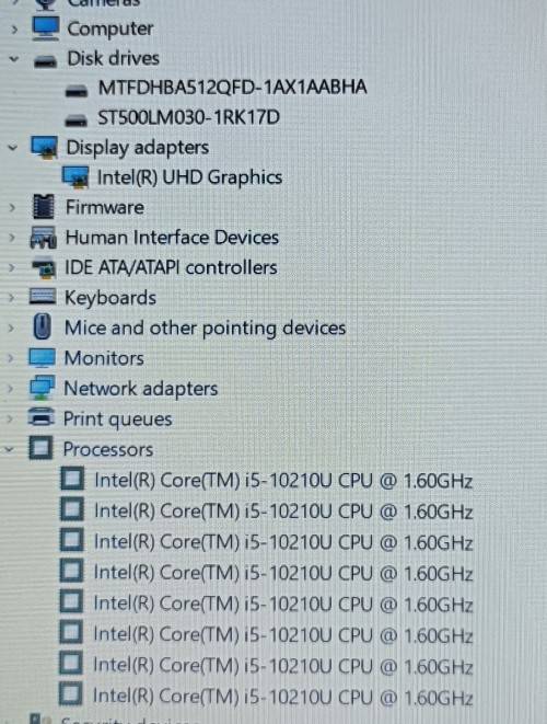 Lenovo ThinkPad E15, 10th Gen Intel i5-10210U@2.1GHz, 8GB RAM, 512GB NVMe SSD, 500GB HDD, 15.6 FHD