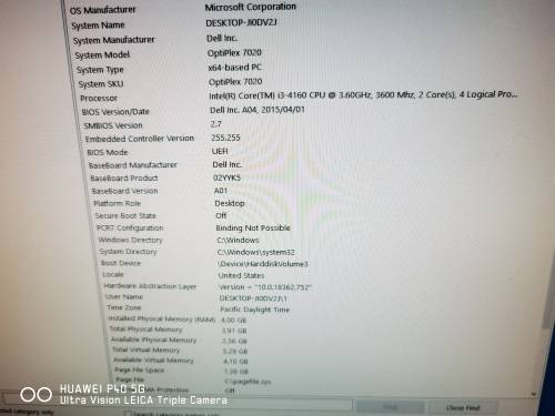 HP 7020 CORE I3-4TH GEN