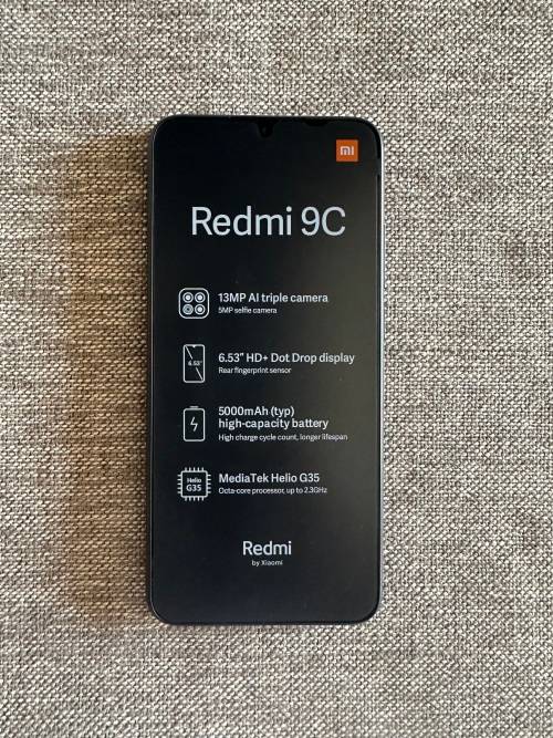 Share Xiaomi Redmi 9C 64GB-Midnight Gray New