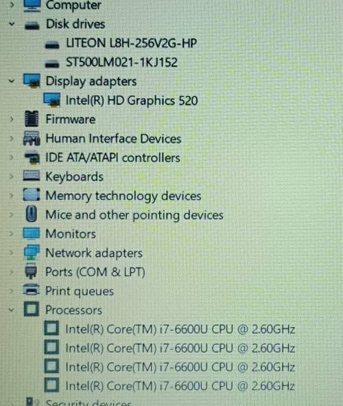 HP EliteBook 850G3, Intel i7-6600U@2.6GHz, 16GB RAM, 256GB m.2 SSD, 500GB HDD, 15.6` FHD Display