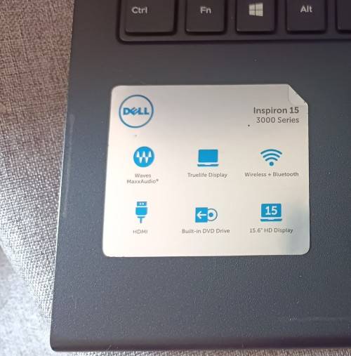 Dell Inspiron 15-3542, Intel i3-4005U@1.7GHz, 4GB RAM, 500GB HDD, 15.6` HD Display, Win 11