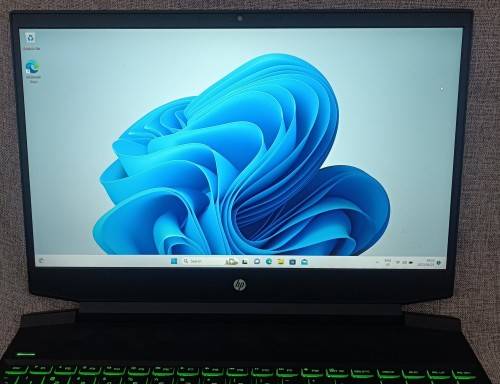HP Pavillion 15 Gaming Laptop, GTX 1650 GPU, Ryzen 5 5600H, 16GB RAM, 1TB NVMe SSD, 1TB HDD, 15.6`