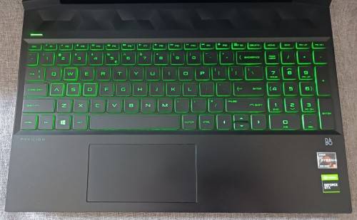 HP Pavillion 15 Gaming Laptop, GTX 1650 GPU, Ryzen 5 5600H, 16GB RAM, 1TB NVMe SSD, 1TB HDD, 15.6`