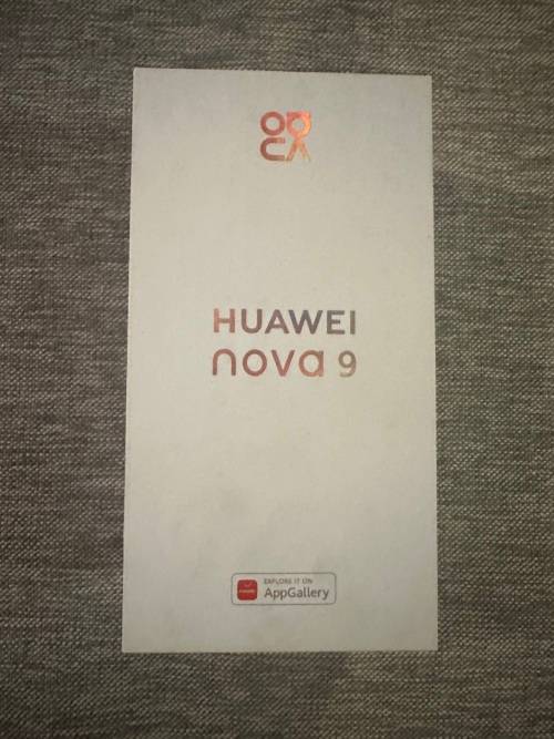 HUAWEI NOVA 9 DUAL SIM 8GB RAM 128GB MEMORY MINT CONDITION